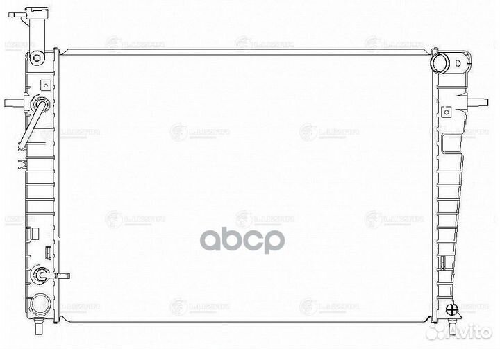 Радиатор охлаждения LRc 08188 LRC08188 luzar