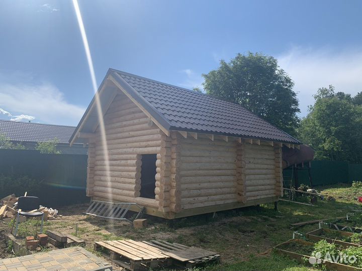 Баня 6x4 (ручная рубка)