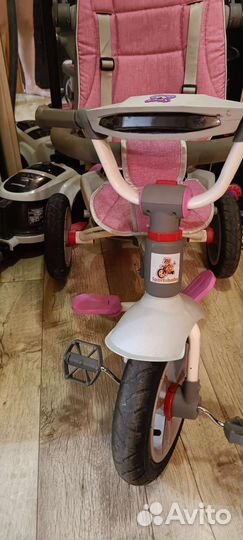 Велосипед коляска с ручкой бу
