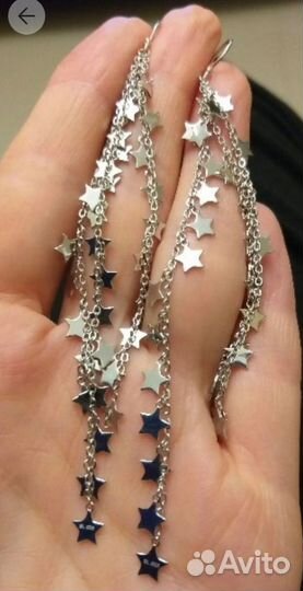 Серебряные серьги