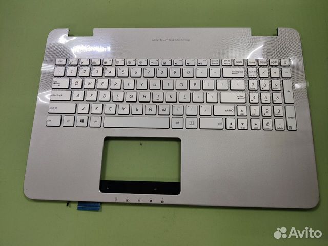 Топкейс Asus N551 серебро с подсветкой