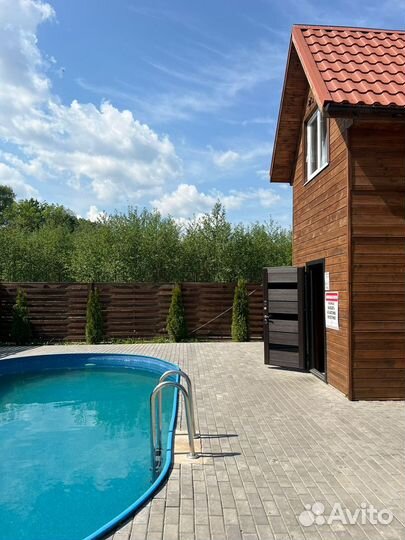 Баня с бассейном