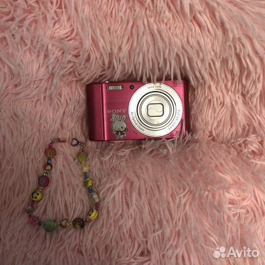 Фотоаппарат sony cyber shot розовый