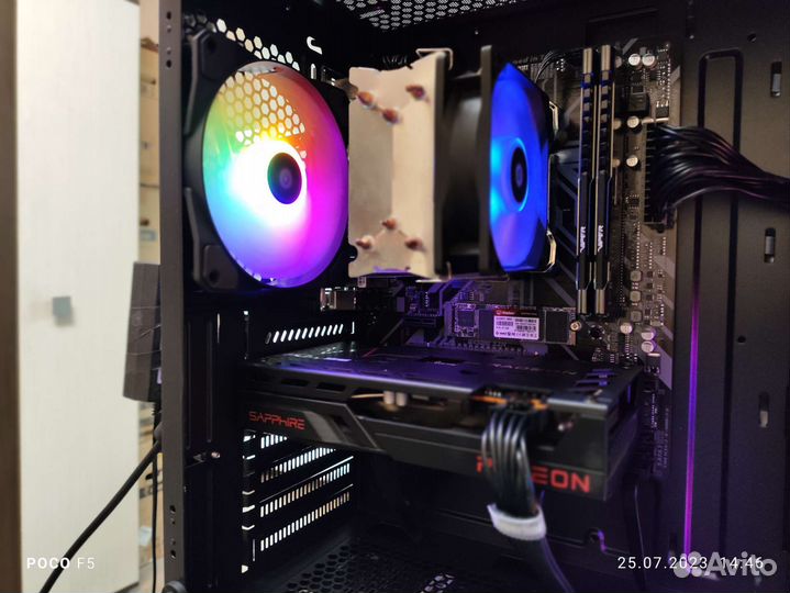 Игровой комп Ryzen 5 2600+ Sapphire Pulse RX 6600