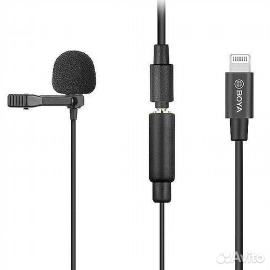 Микрофон Boya BY-M2 петличный, Lightning (MFI)