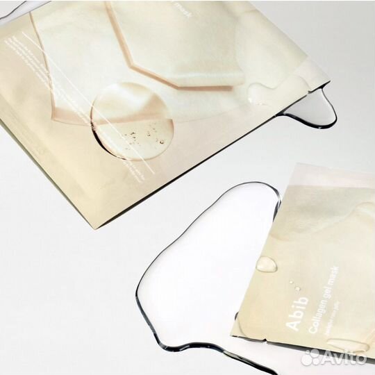 Гелевая маска с коллагеном и розой Иерихона Abib