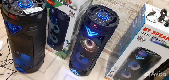 Колонка с микрофоном Speaker с блютуз большая