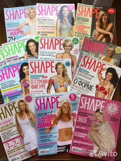 Журналы shape коллекция за 11 лет