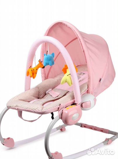 Шезлонг детский с вибрацией