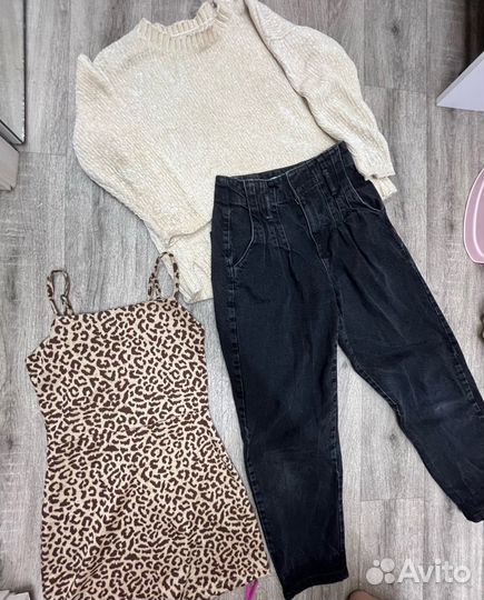 Брендовые вещи пакетом на девушку 42 44