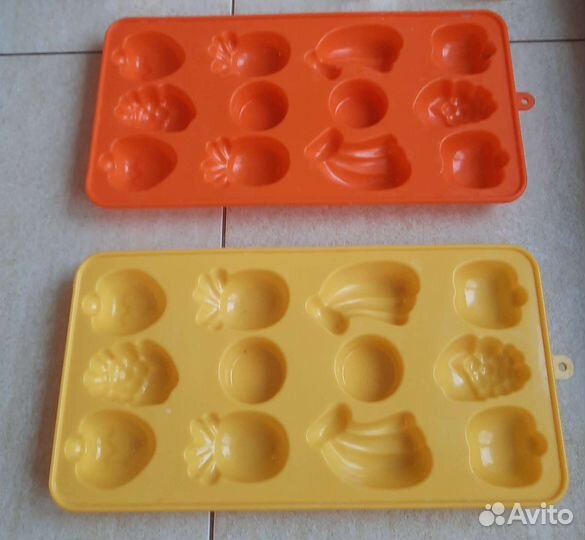 Силиконовые формочки для желе, льда