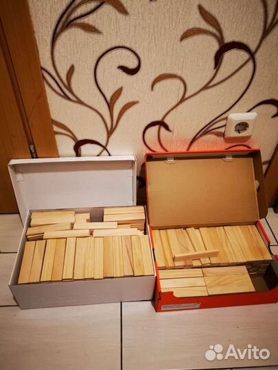 Конструктор деревянный BrusOк 710 шт. treego