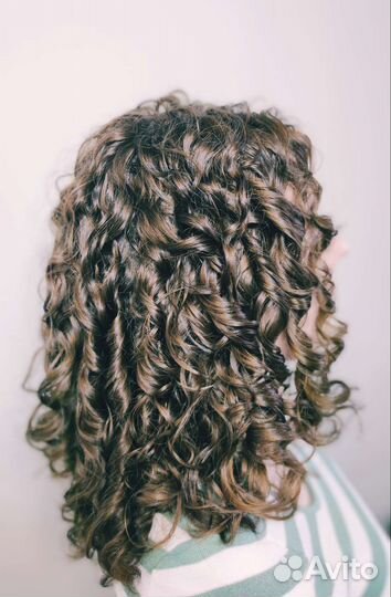 Химическая завивка мужская, био-завивка, карвинг