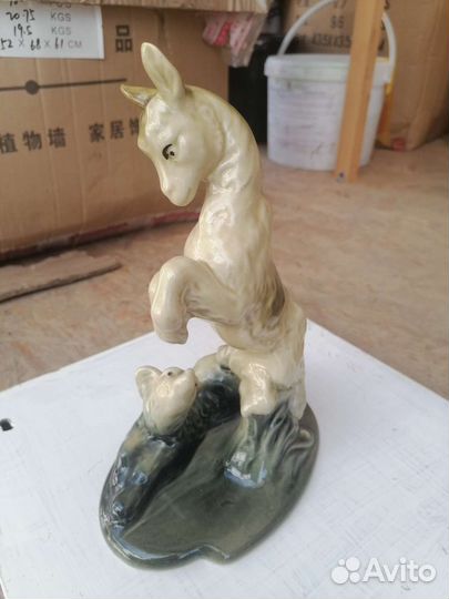 Козленок с собакой дружба