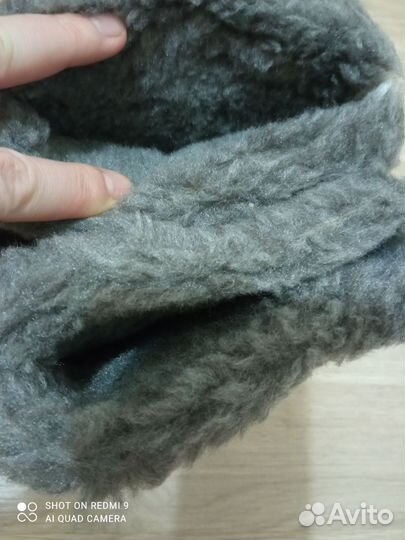 Резиновые сапоги с утеплённым вкладышем 33