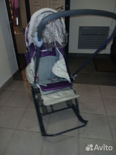 Санки коляска ника kids