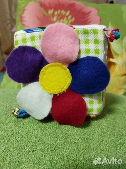 Развивающий кубик мягкий