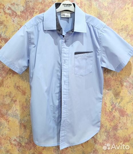 Рубашки- 2 шт. с коротким рукавом для мальчика