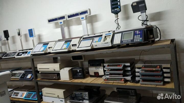 Весы электронные торговые и денежные ящики