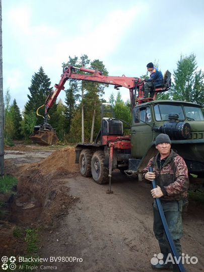 Услуги лесовоза с манипулятором