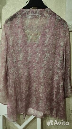 Блузка-туника нат шелк новая Германия большая