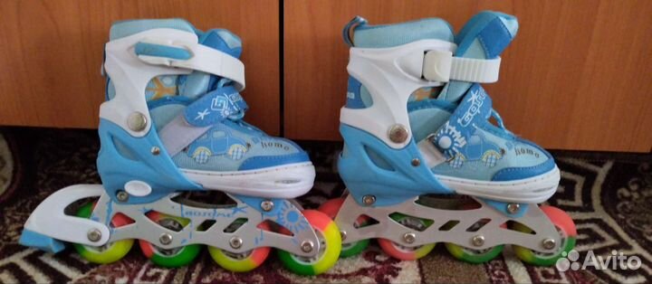 Роликовые коньки детские раздвижные