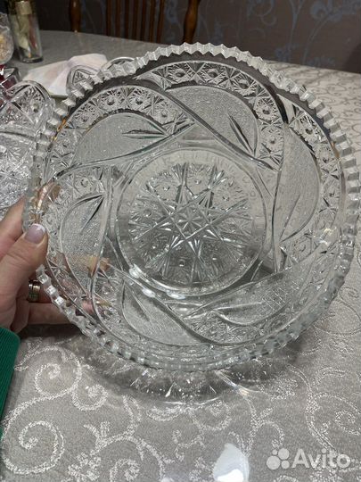 Хрустальная ваза