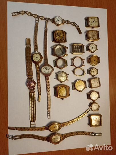 Часы позолоченные