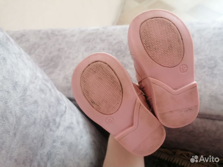 Ботинки демисезонные для девочки 19 размер