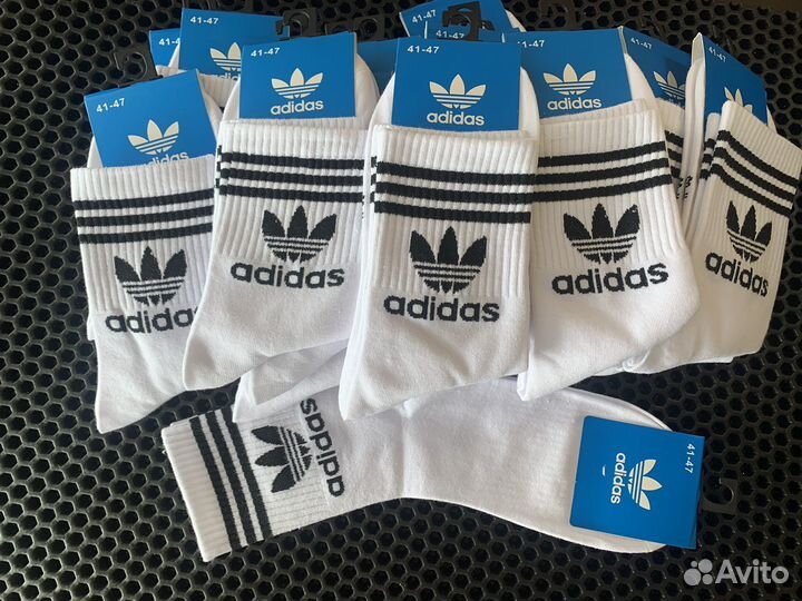 Носки высокие 10 пар Nike/Adidas