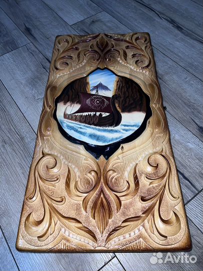 Нарды резные ручной работы