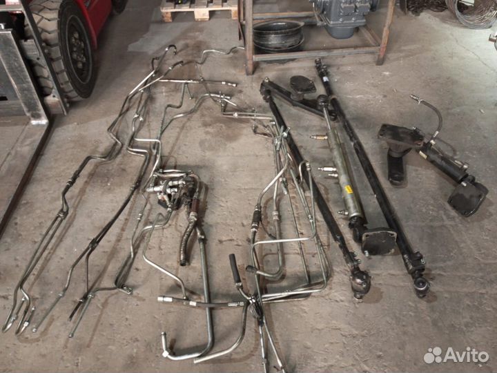 Комплект тяг и трубок рул. управления Камаз 4 оси