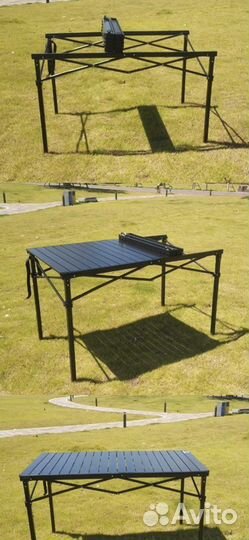 Стол складной реечный 118х71х70