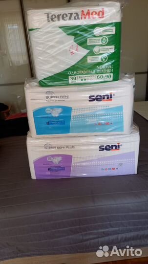 Подгузники для взрослых seni, размер М