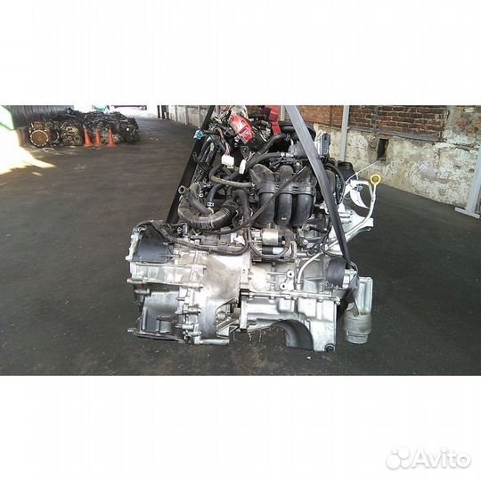 Двигатель двс с навесным toyota passo KGC30 1KR-FE