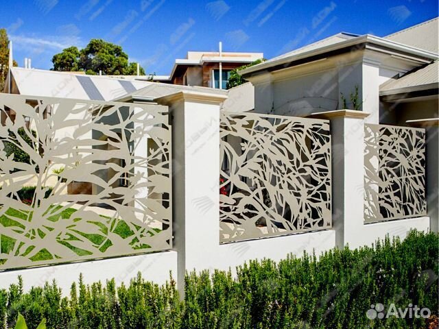 Забор металлический