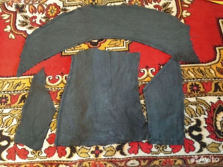 Куски натуральной белой кожи на творчество