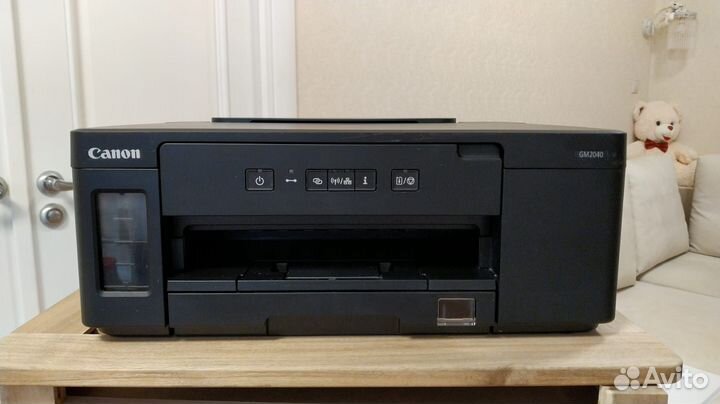 Принтер струйный Canon pixma GM2040, A4, чёрный