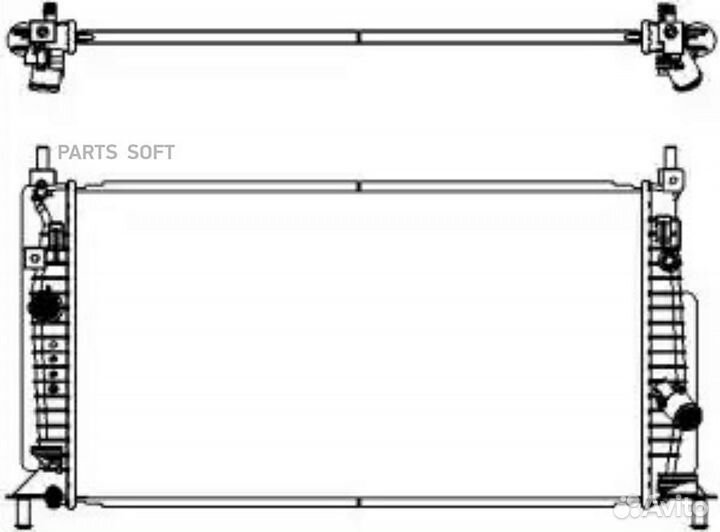 Sakura 33018505 Радиатор mazda 3 09- 33018505