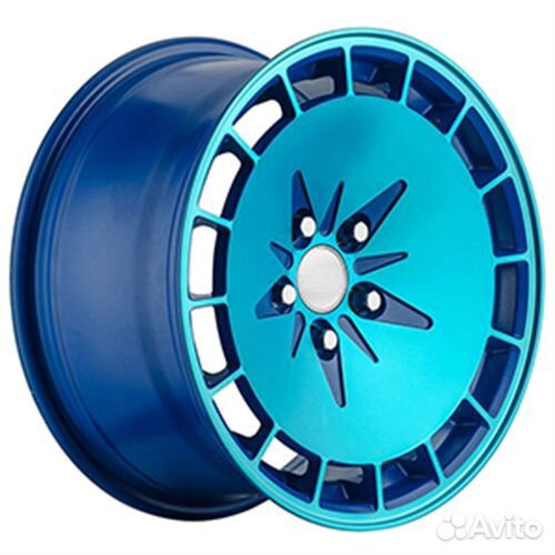 Диски колесные SB кованые с конкейвом синие R18