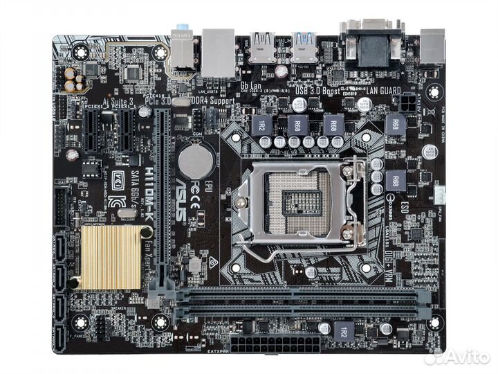 Asus h110m K + i3 7100 + 8 GB Комплект/Раздельно