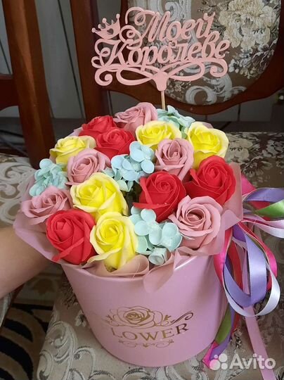 Букеты из мыльных цветов