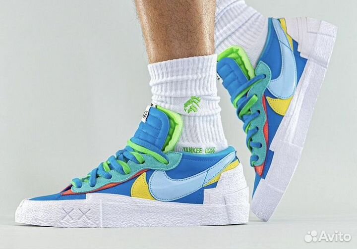 Sacai x Nike Blazer кроссовки мужские