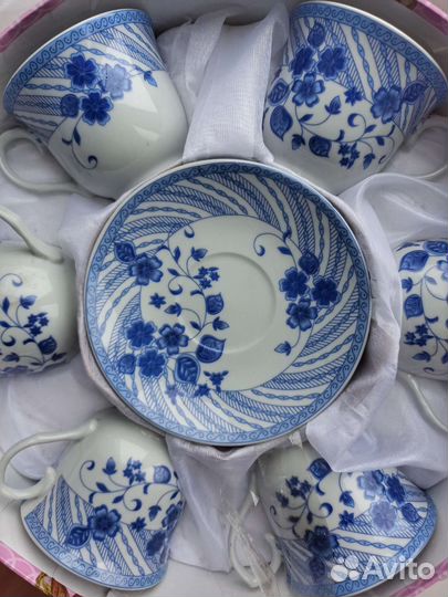 Сервиз чайный, кофейный на 6 персон