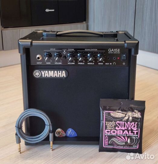 Yamaha GA-15 II + Гитарный Кабель (Комбоусилитель)