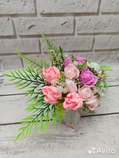 Букет цветов из мыла, мыло ручной работы