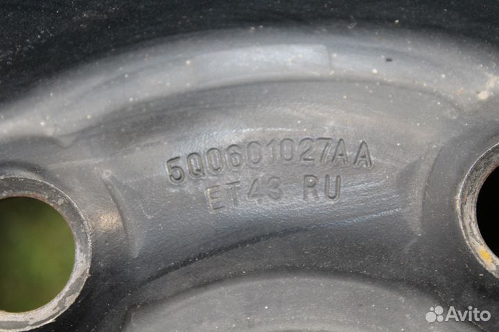 Диск штамп R15 Skoda Octavia A7 13