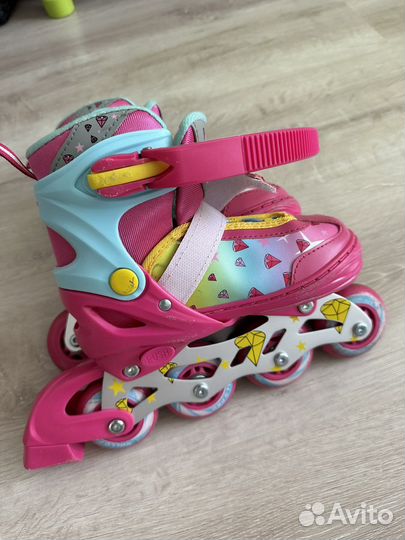 Роликовые коньки раздвижные 30-33