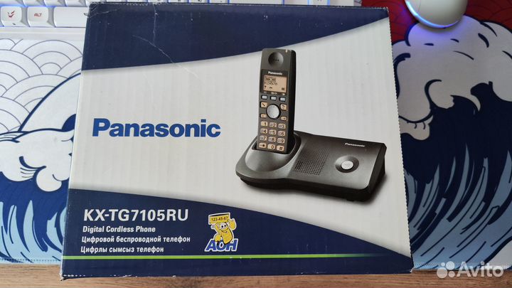 Стационарный телефон panasonic