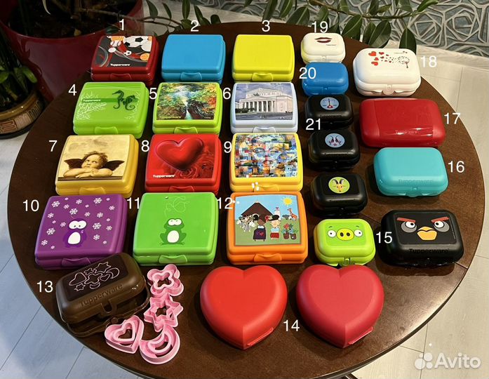 Ланч-боксы и бутербродницы Tupperware (Новые)